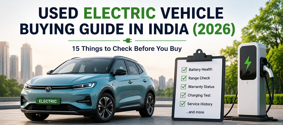 Used Electric Vehicle Buying Guide in India (2026): 15 Things to Check Before You Buy